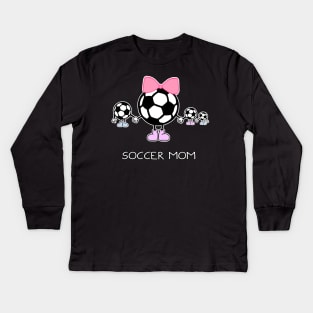 Soccer Mom Kids Long Sleeve T-Shirt